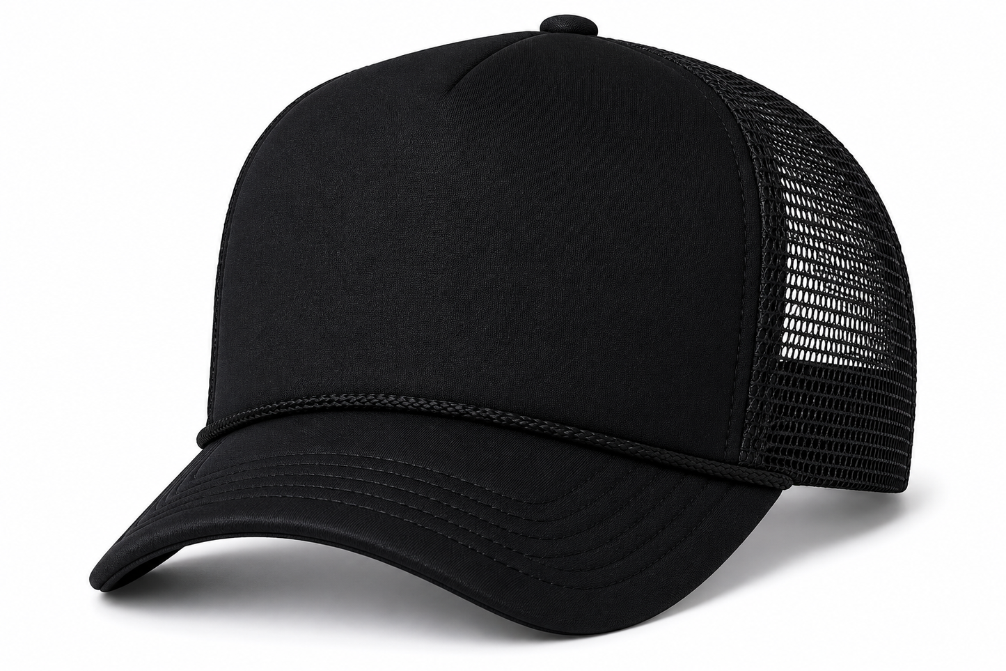 Afton 39FoamRope 5-Panel High Crown Mesh Back Trucker Hat