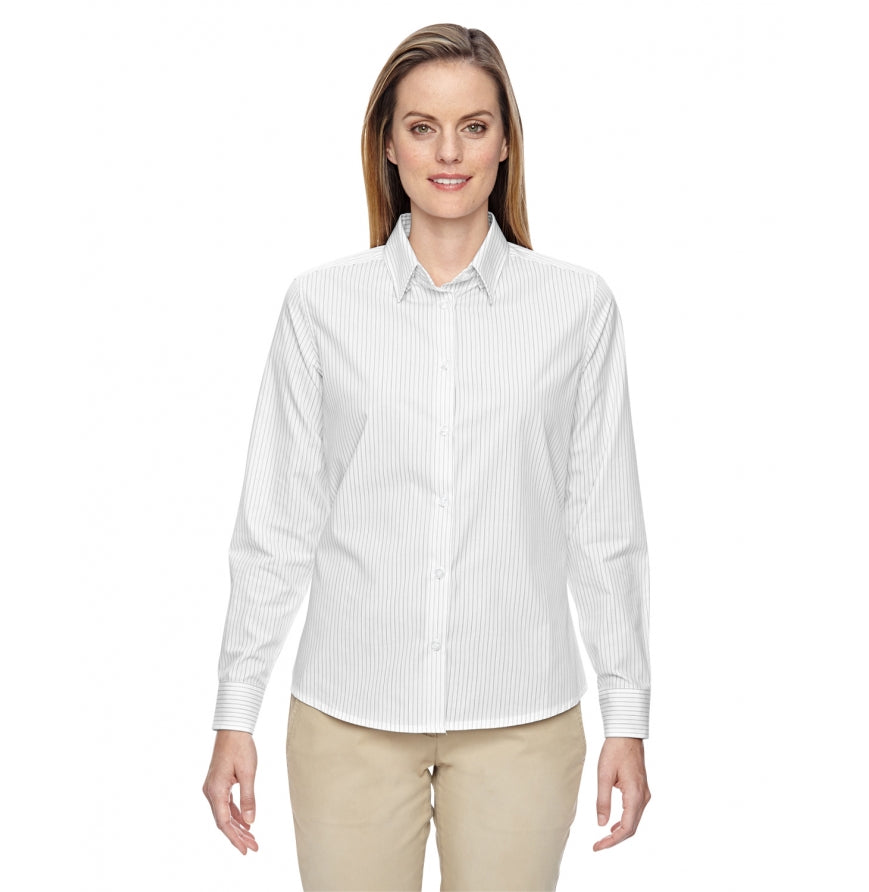 North End 77044 North End Women's Cotton-Blend Wrinkle-Resistant Shirt