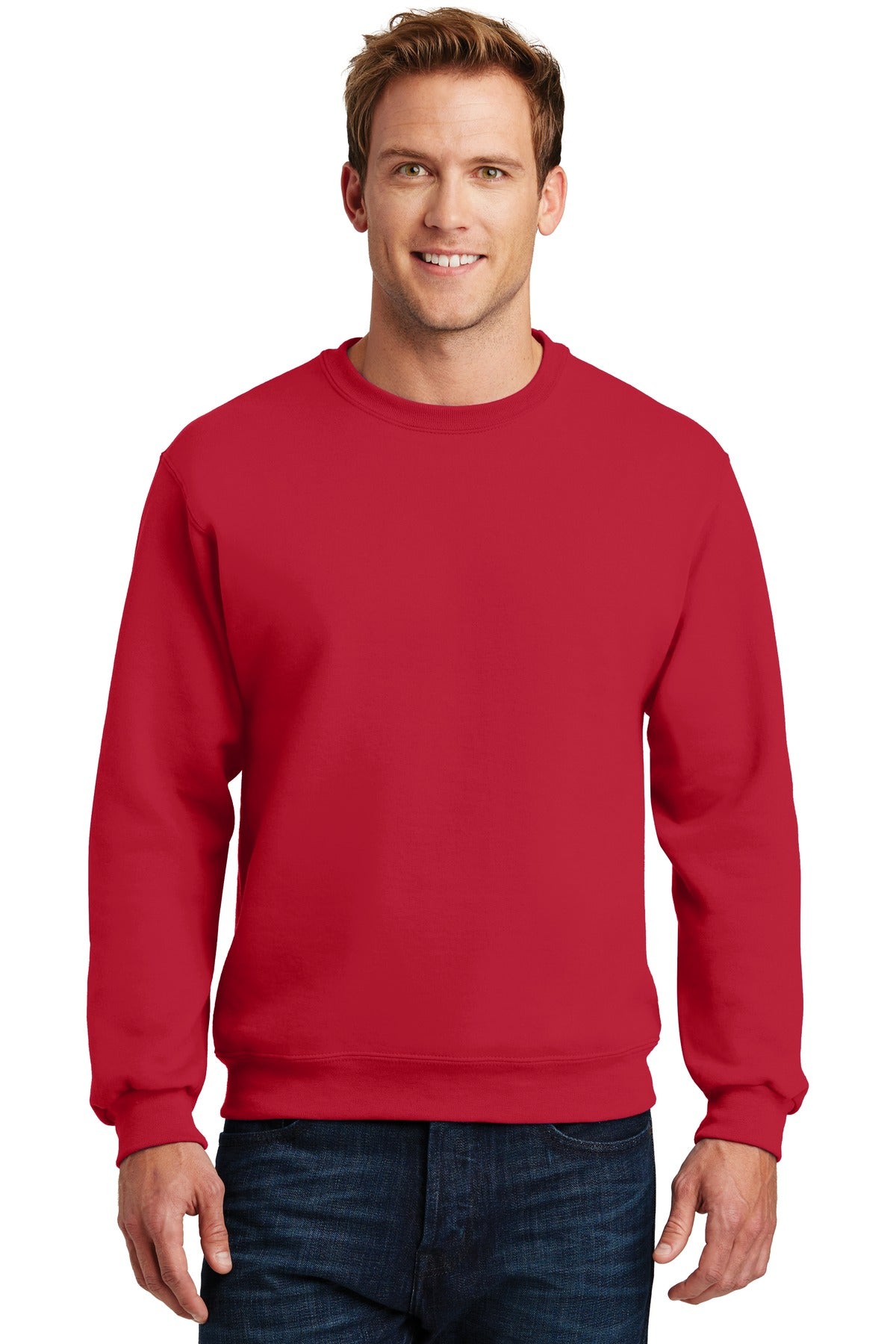 JERZEES SUPER SWEATS NuBlend- Crewneck Sweatshirt. 4662M