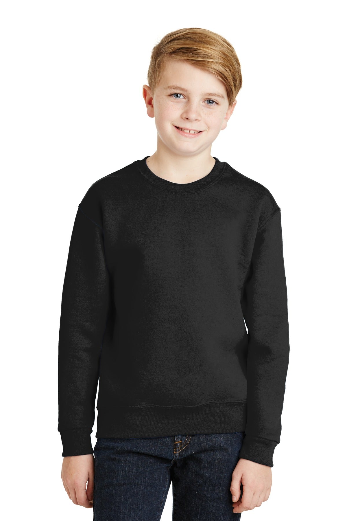 JERZEES - Youth NuBlendCrewneck Sweatshirt. 562B
