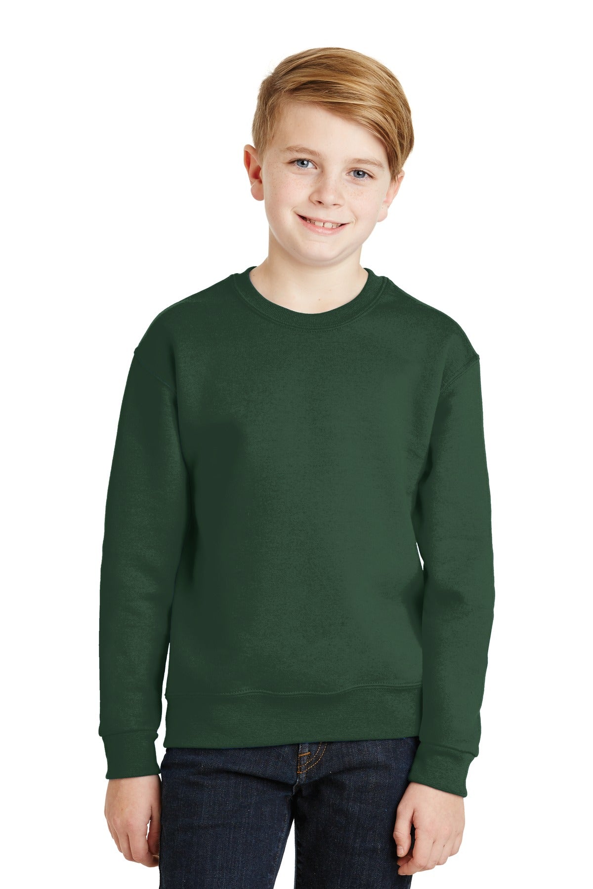 JERZEES - Youth NuBlendCrewneck Sweatshirt. 562B