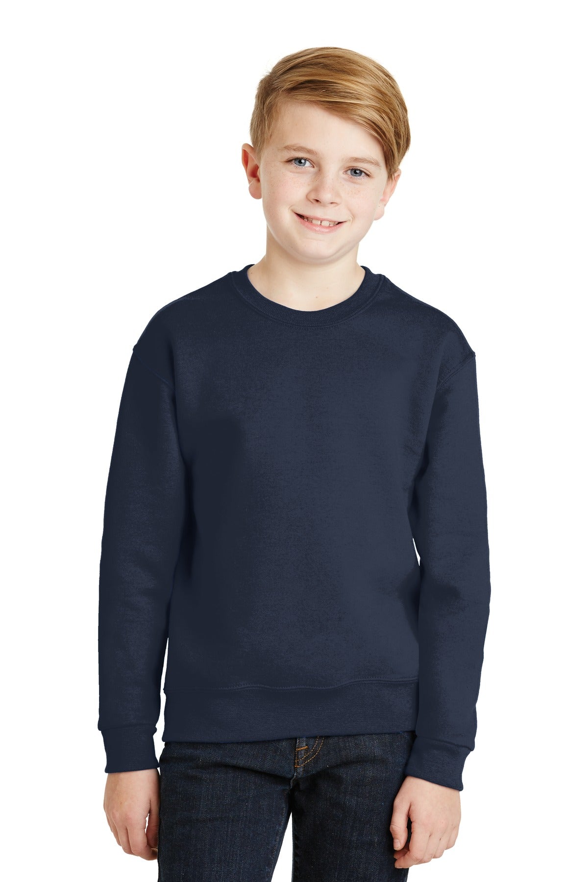 JERZEES - Youth NuBlendCrewneck Sweatshirt. 562B