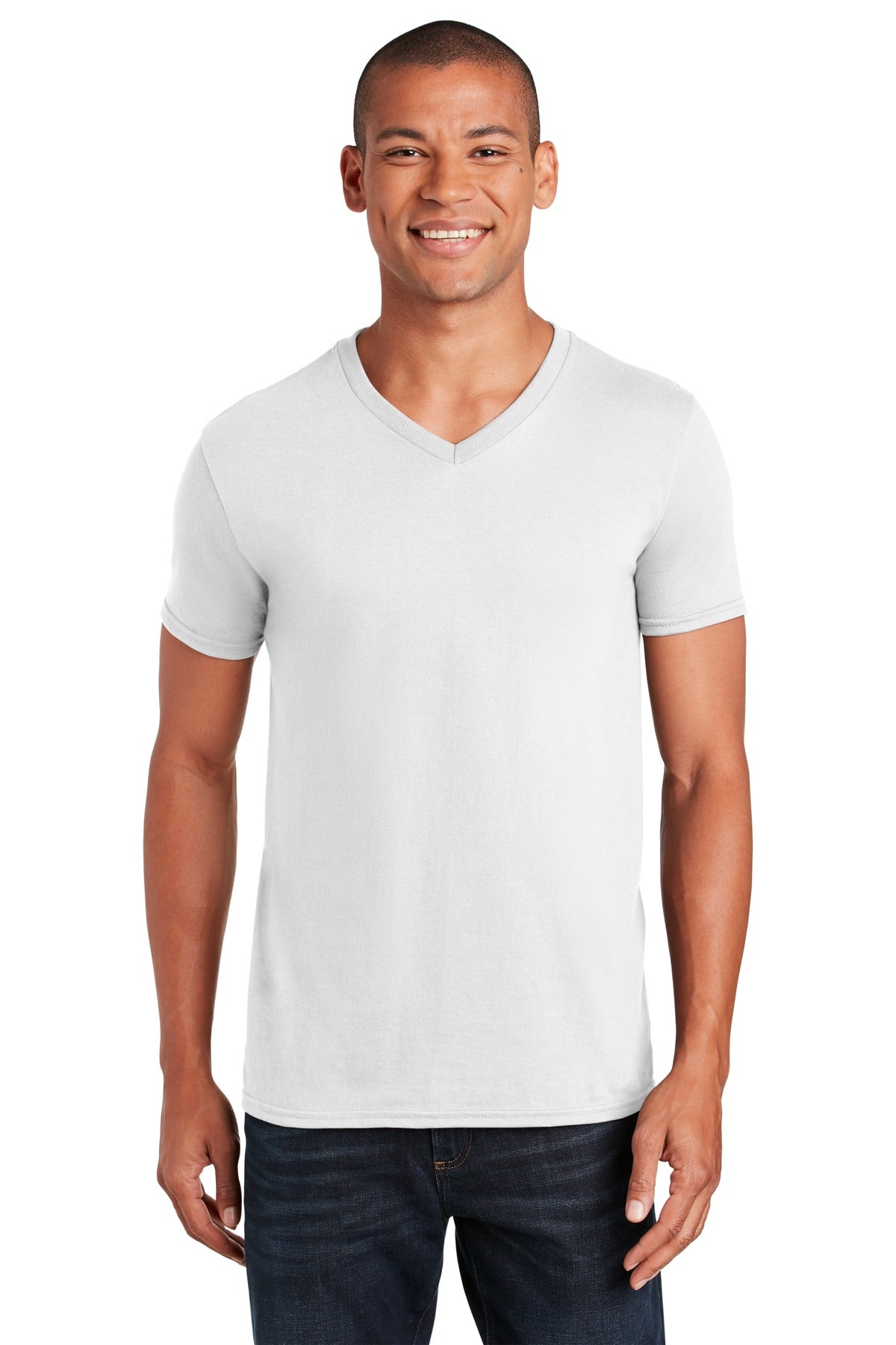 Gildan SoftstyleV-Neck T-Shirt. 64V00