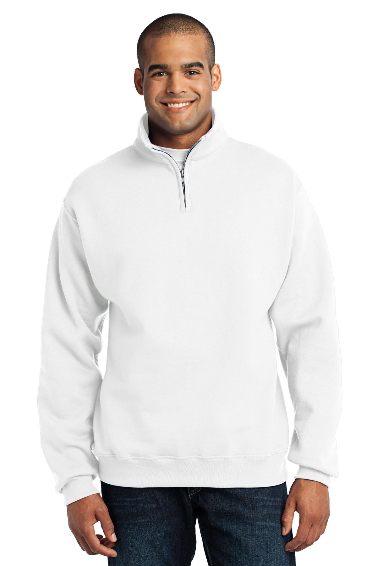 JERZEES - NuBlend1/4-Zip Cadet Collar Sweatshirt. 995M
