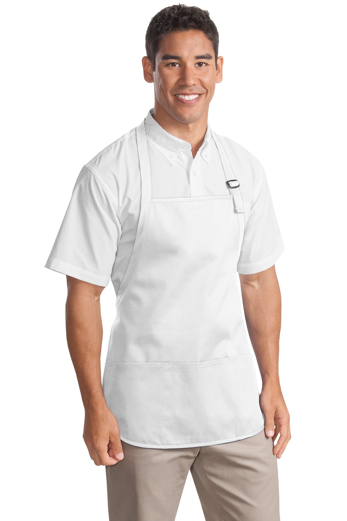 Port Authority Medium-Length Apron with Pouch Pockets. A510