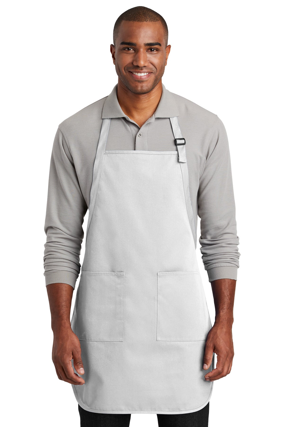 Port Authority Full-Length Two -Pocket Bib Apron. A600