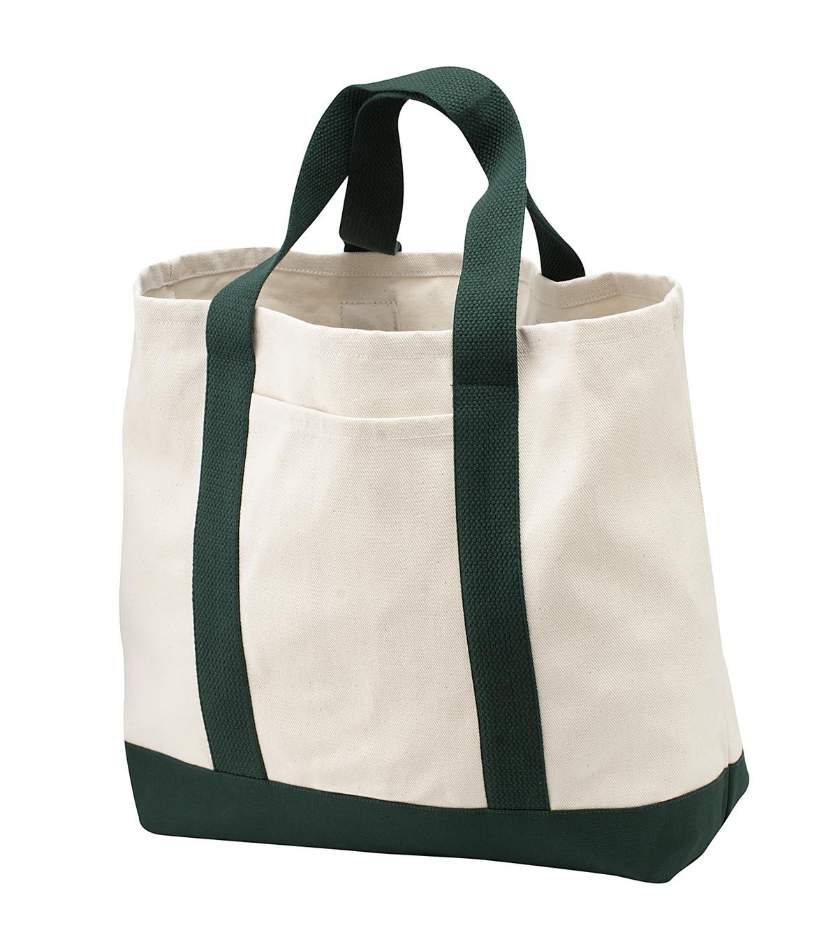 Port Authority - Ideal Twill Two -tone Shopping tote. B400