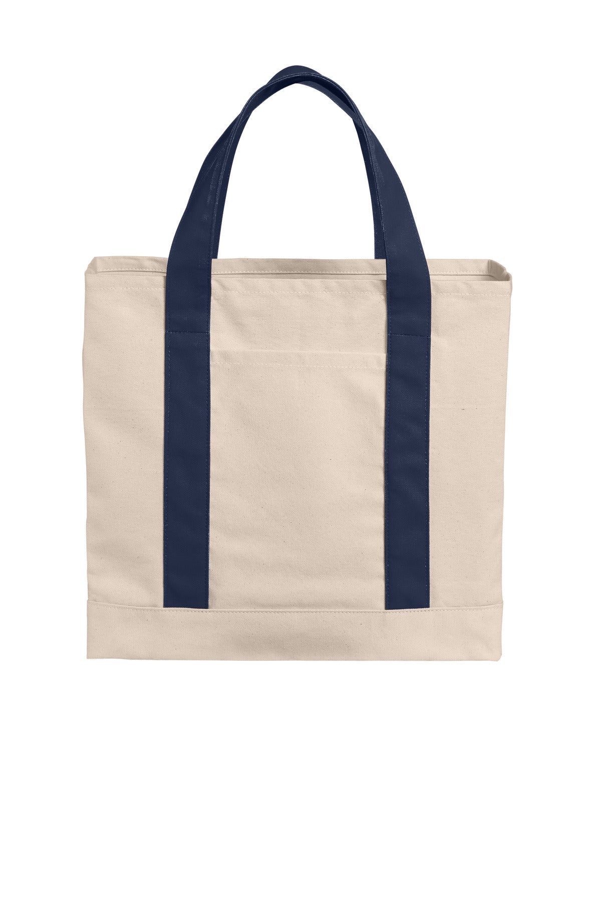 Port Authority Cotton Canvas Two -tone tote BG429