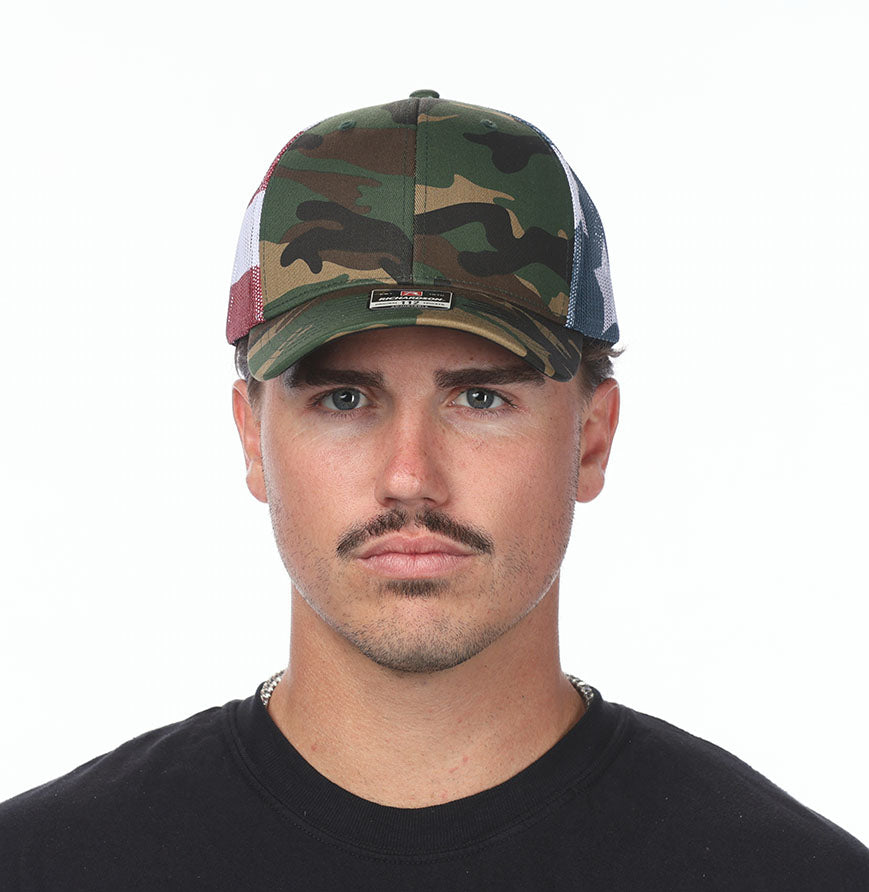 Richardson 112PM Printed Mesh Back Trucker Cap
