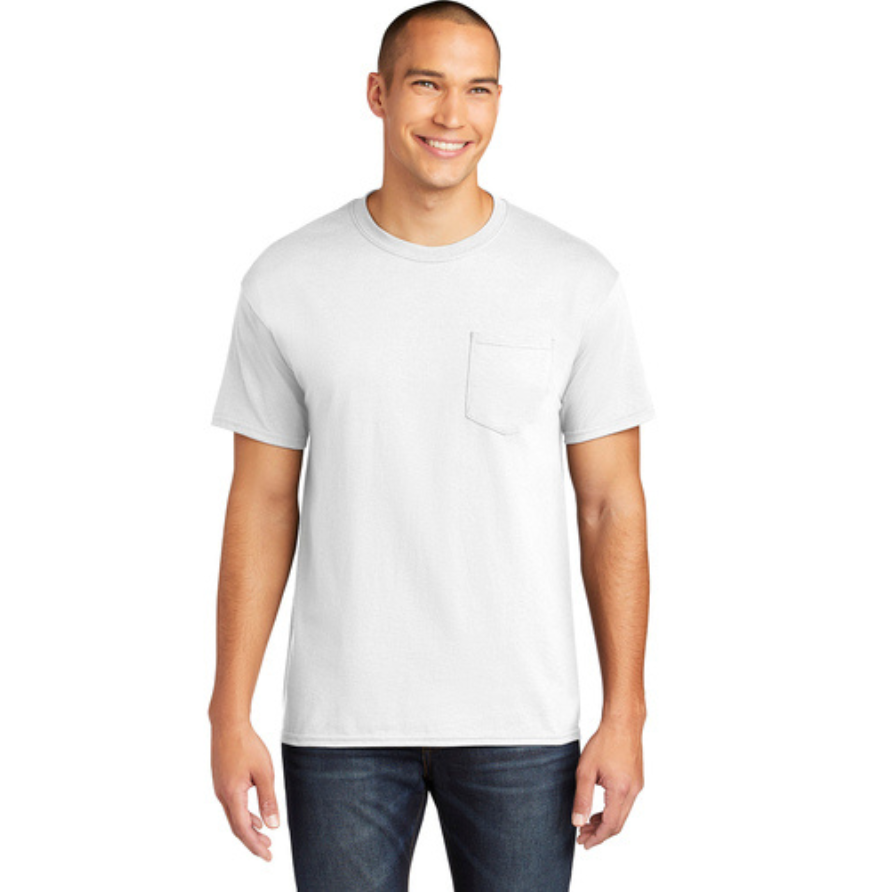 Gildan G530 Unisex Heavy Cotton™ Pocket T-Shirt - 5.3 oz.