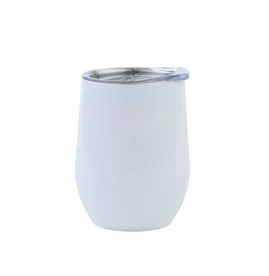 RJR 21230 12 oz. Sublimation Stemless Stainless Steel Wine Tumbler