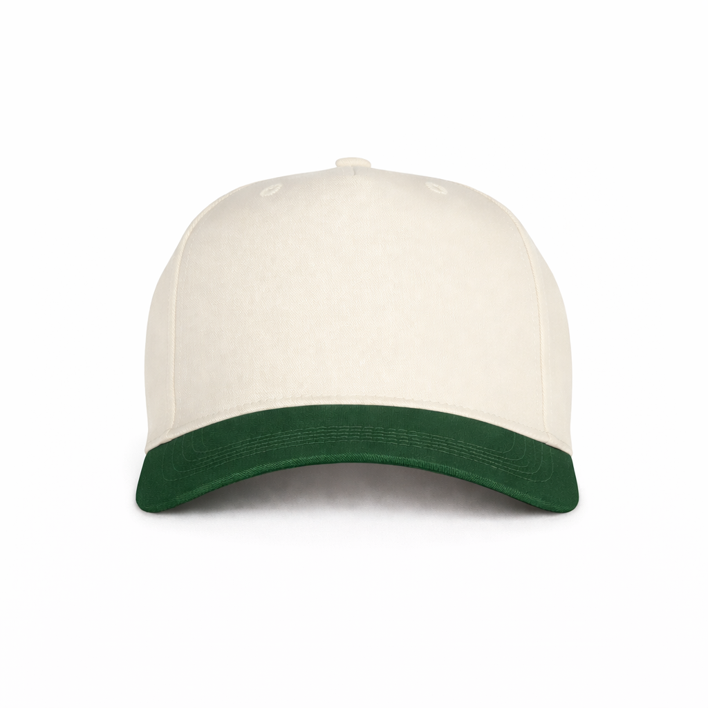 Afton 31-069A Two Tone 5-Panel - Mid Profile Structured Hat