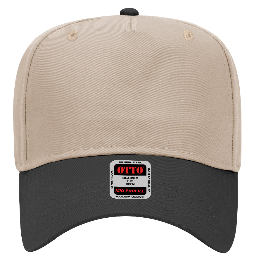 Otto Cap 31-069 5-Panel Mid Profile Baseball Cap
