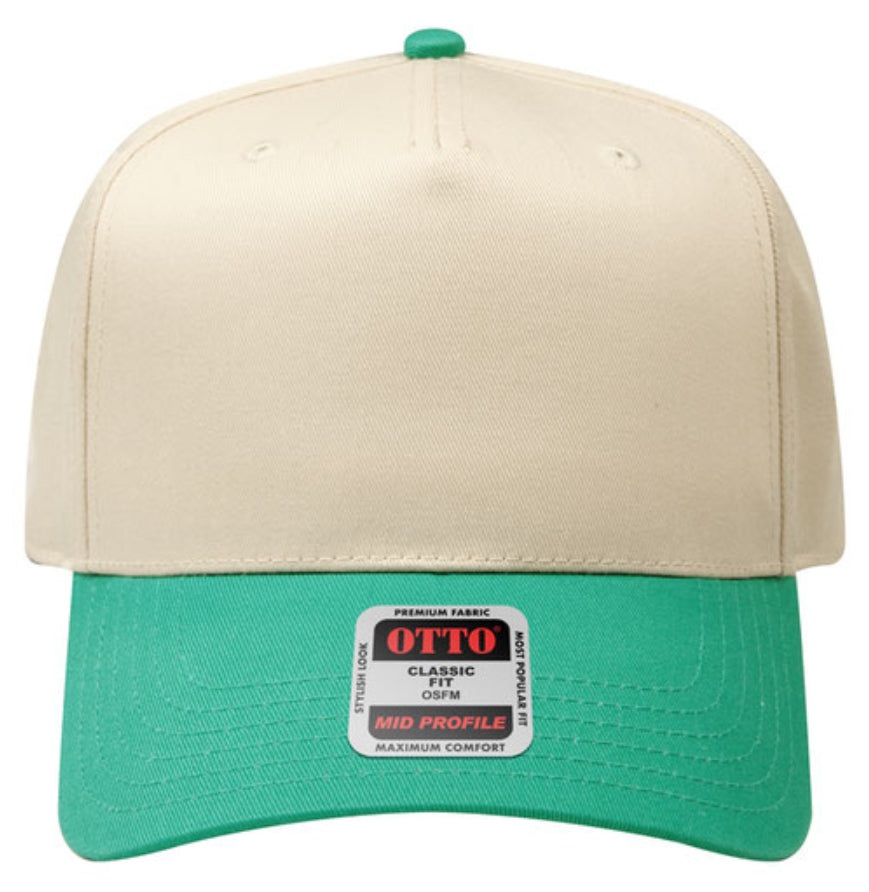 Otto Cap 31-069 5-Panel Mid Profile Baseball Cap