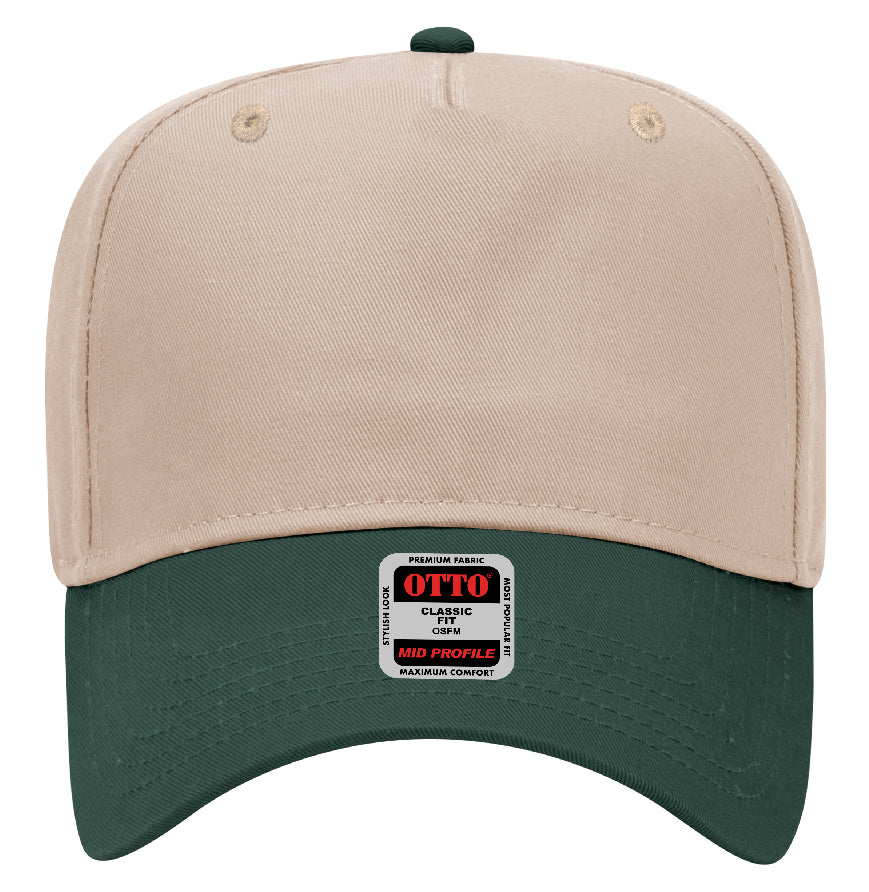 Otto Cap 31-069 5-Panel Mid Profile Baseball Cap