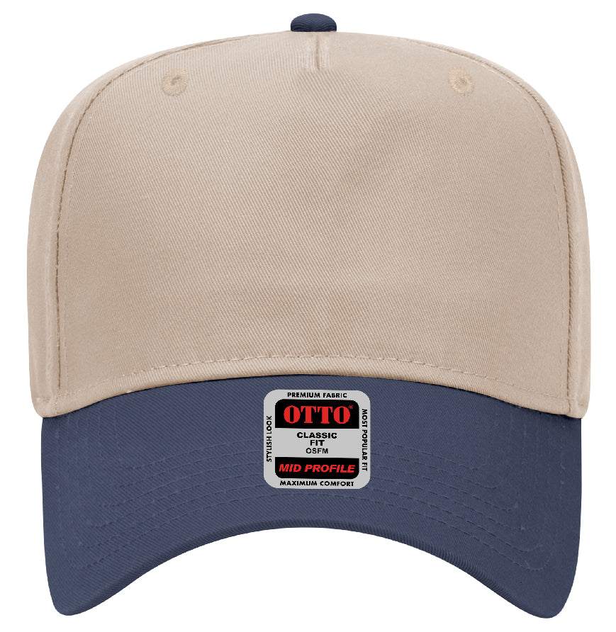 Otto Cap 31-069 5-Panel Mid Profile Baseball Cap