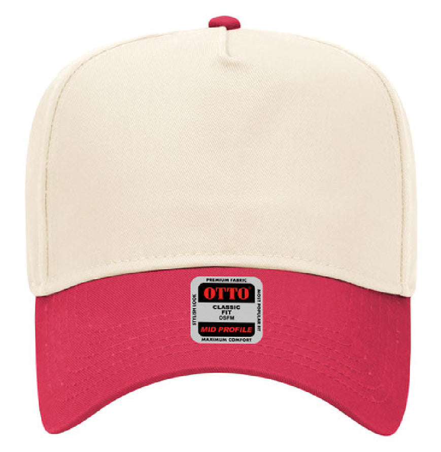 Otto Cap 31-069 5-Panel Mid Profile Baseball Cap