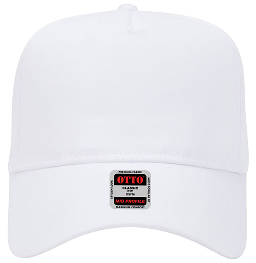 Otto Cap 31-069 5-Panel Mid Profile Baseball Cap