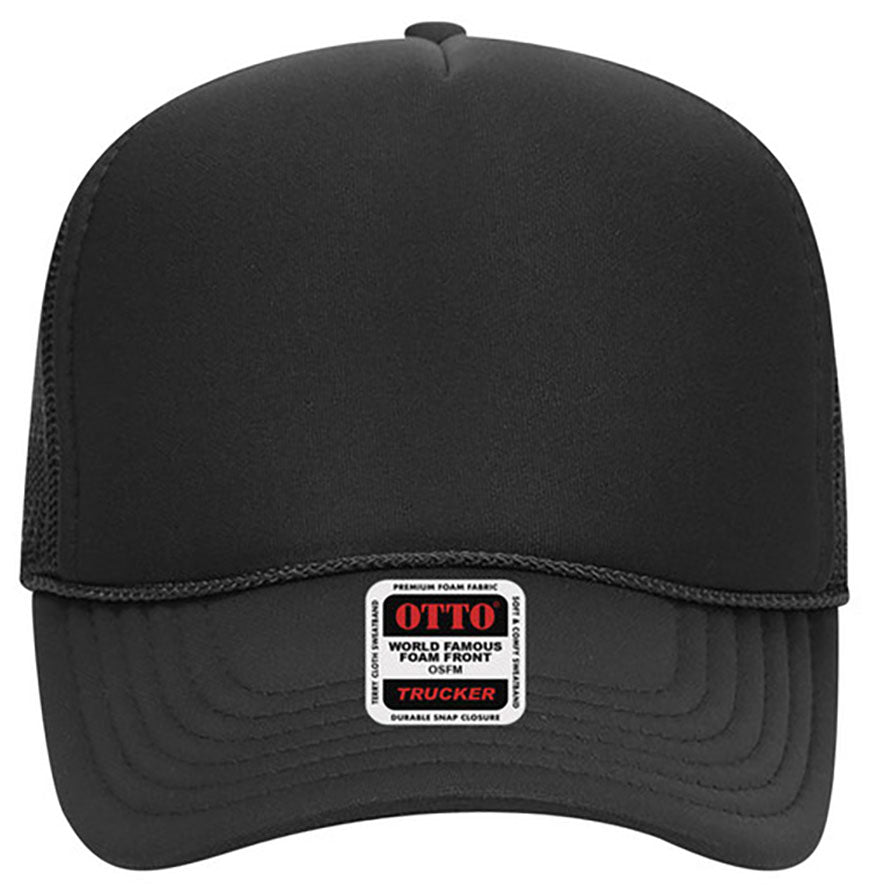 Otto Cap 32-467 5-Panel Foam Mid Profile Mesh Back Trucker Hat