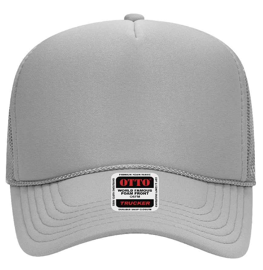 Otto Cap 32-467 5-Panel Foam Mid Profile Mesh Back Trucker Hat