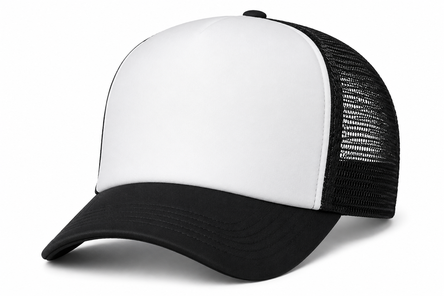 Afton 32Foam 5-Panel Trucker with Polyester Foam Front