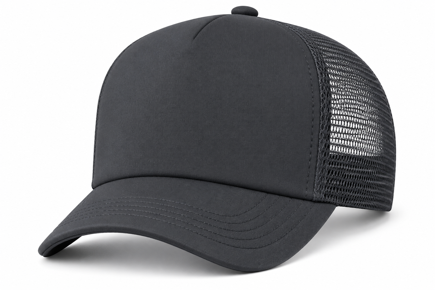 Afton 32Foam 5-Panel Trucker with Polyester Foam Front