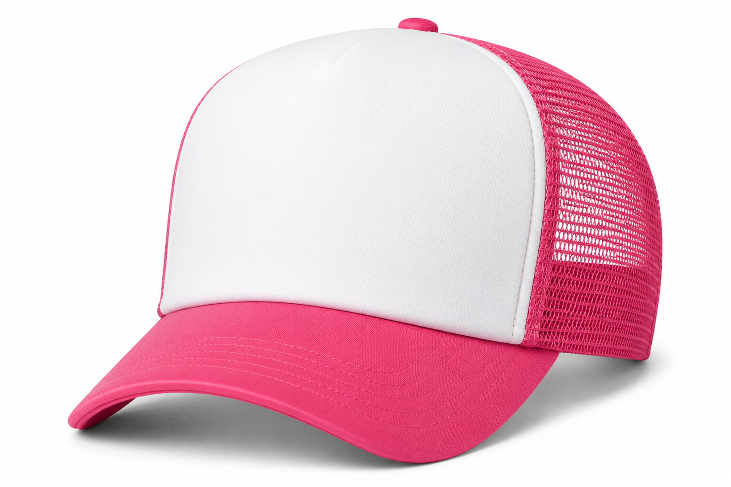 Afton 32Foam 5-Panel Trucker with Polyester Foam Front