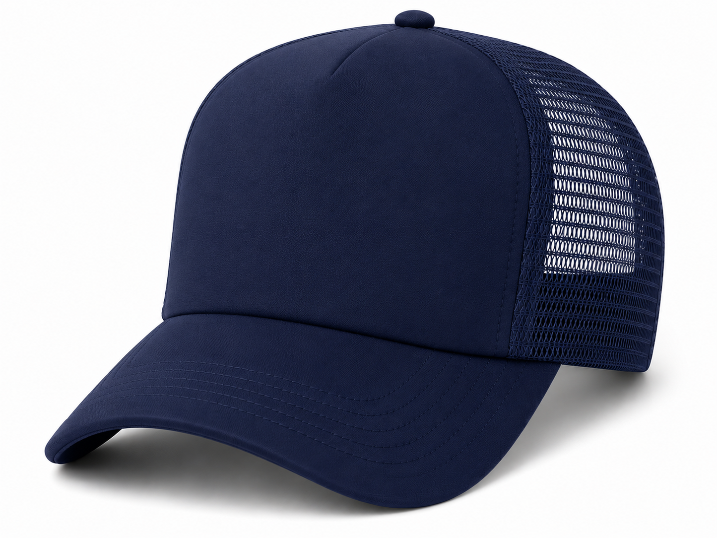 Afton 32Foam 5-Panel Trucker with Polyester Foam Front