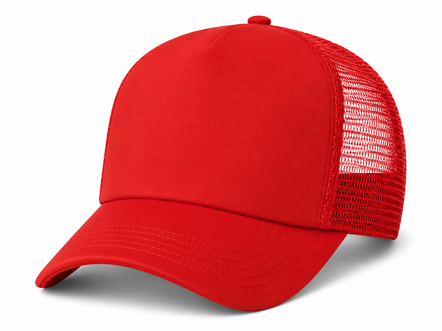 Afton 32Foam 5-Panel Trucker with Polyester Foam Front
