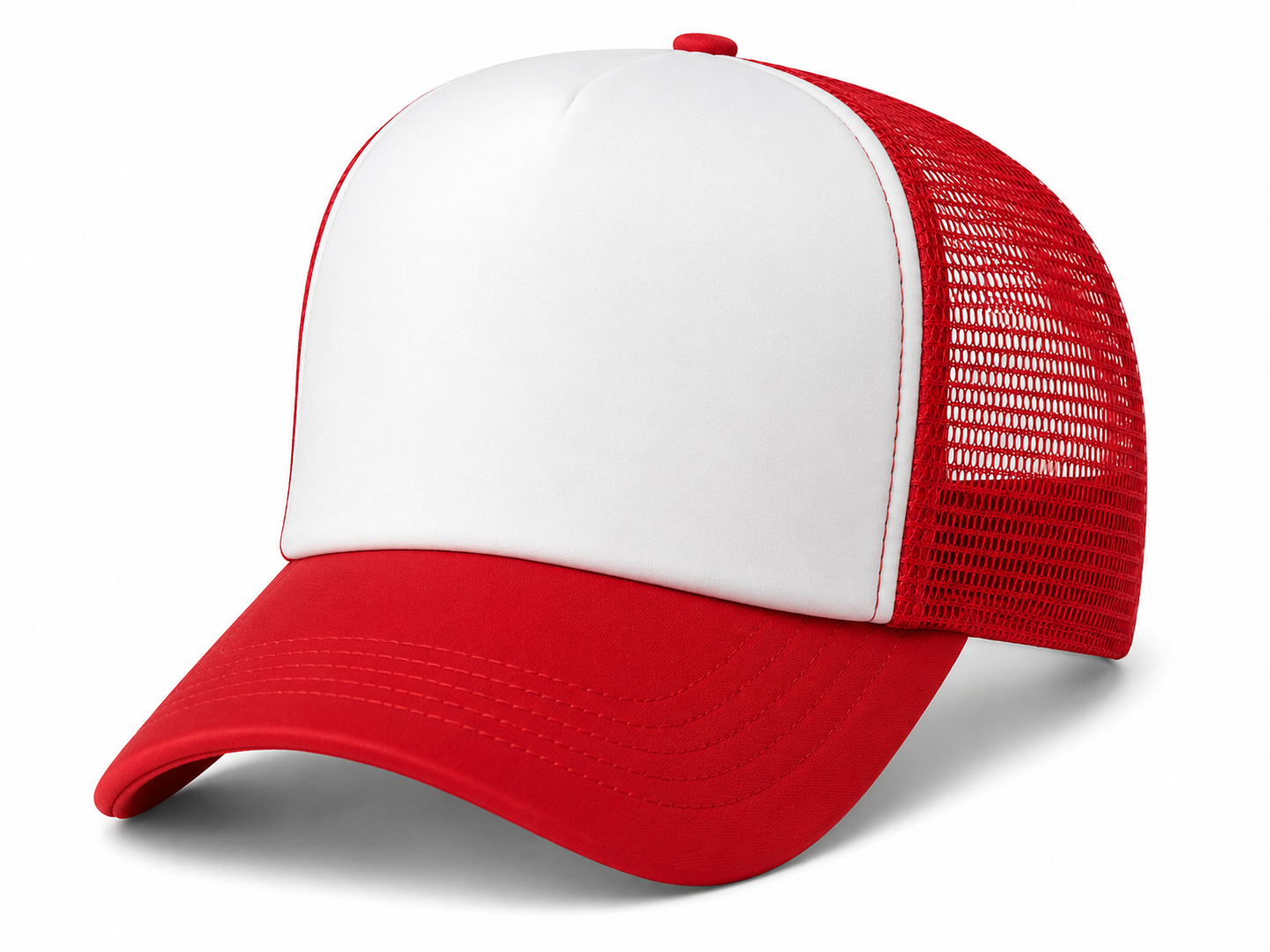 Afton 32Foam 5-Panel Trucker with Polyester Foam Front