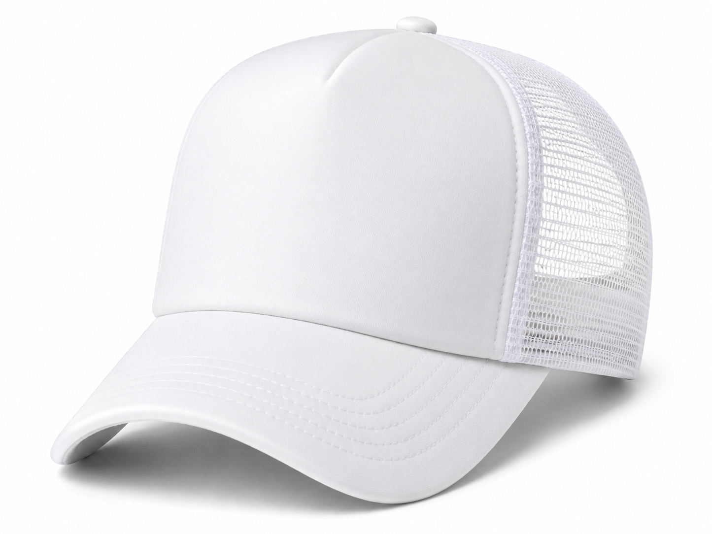 Afton 32Foam 5-Panel Trucker with Polyester Foam Front