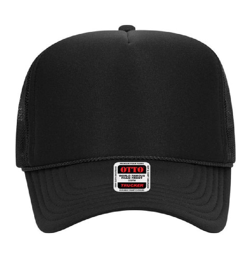 Otto Cap 39-165 5-Panel Foam High Crown Mesh Back Trucker Hat