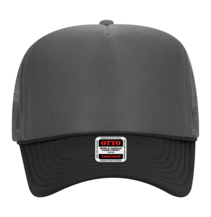 Otto Cap 39-165 5-Panel Foam High Crown Mesh Back Trucker Hat