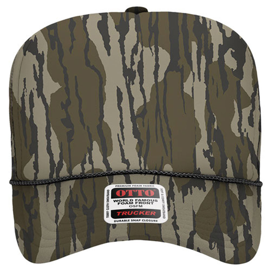 Otto Cap 39-165 5-Panel Foam High Crown Mesh Back Trucker Hat