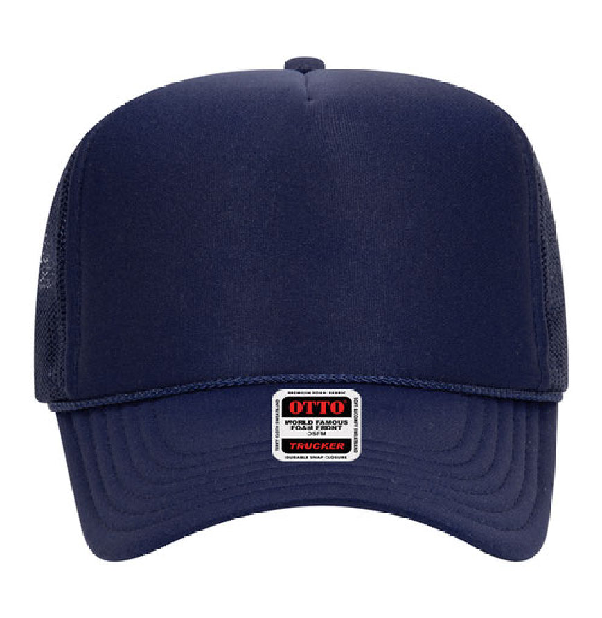 Otto Cap 39-165 5-Panel Foam High Crown Mesh Back Trucker Hat