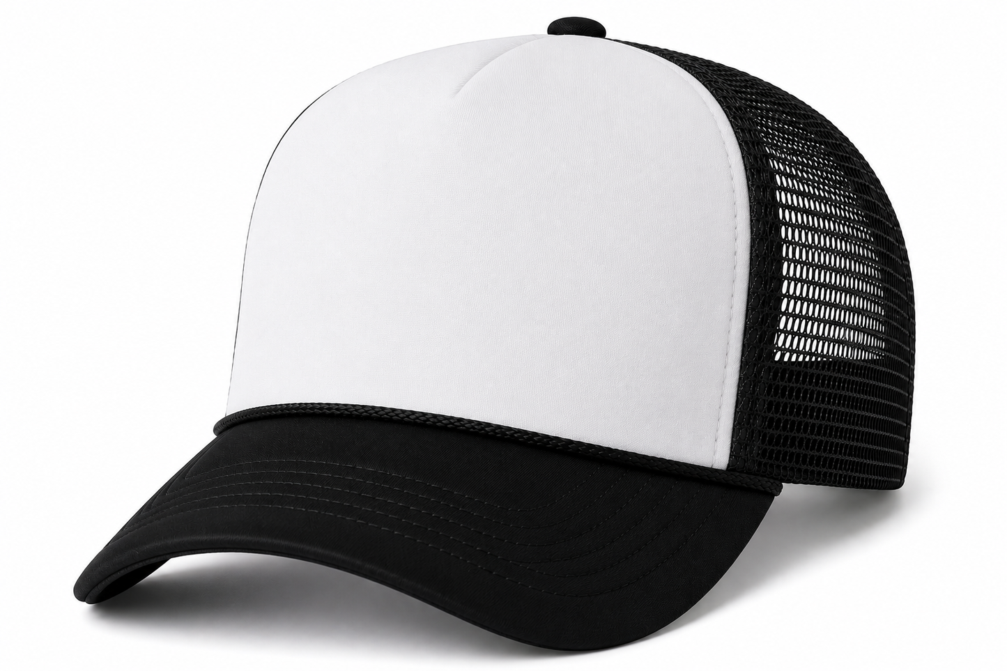 Afton 39FoamRope 5-Panel High Crown Mesh Back Trucker Hat