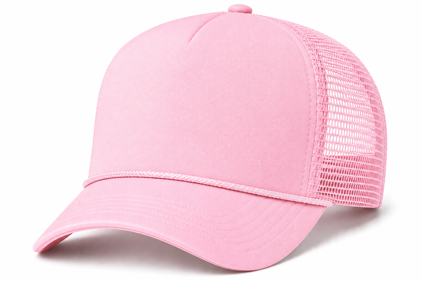 Afton 39FoamRope 5-Panel High Crown Mesh Back Trucker Hat