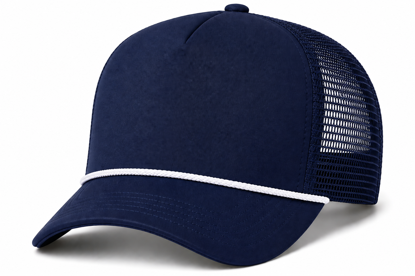 Afton 39FoamRope 5-Panel High Crown Mesh Back Trucker Hat