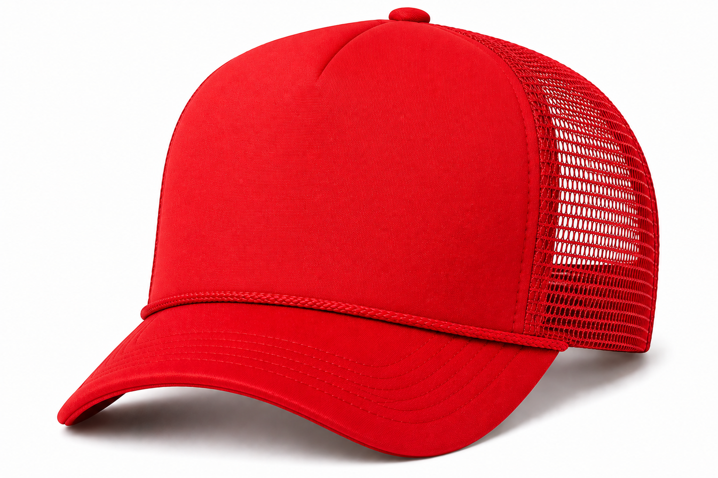 Afton 39FoamRope 5-Panel High Crown Mesh Back Trucker Hat
