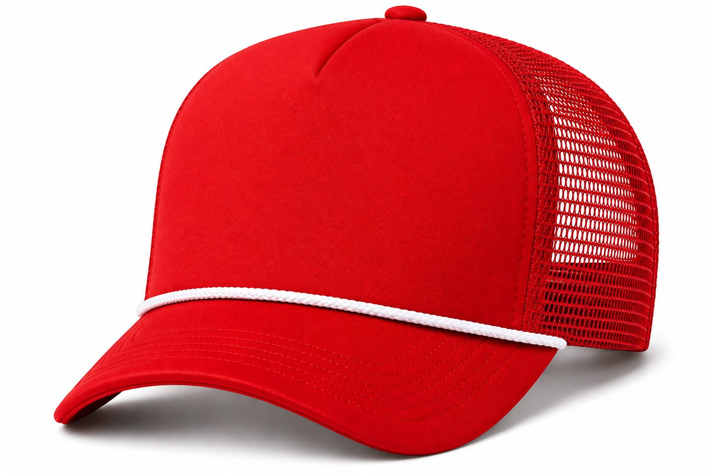 Afton 39FoamRope 5-Panel High Crown Mesh Back Trucker Hat