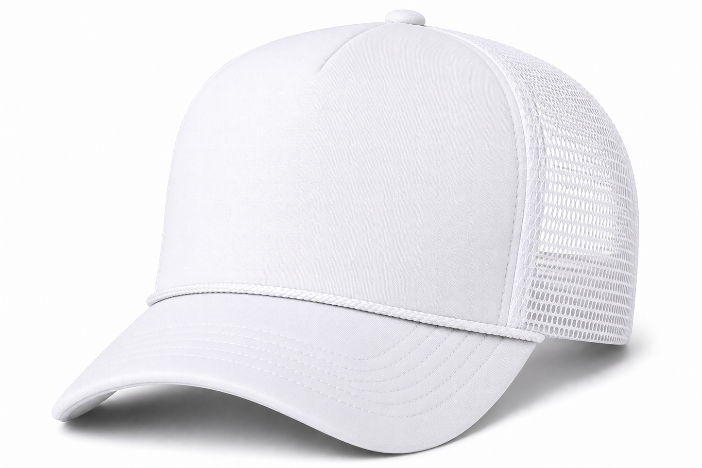 Afton 39FoamRope 5-Panel High Crown Mesh Back Trucker Hat