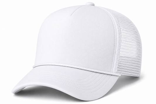 Afton 39FoamRope 5-Panel High Crown Mesh Back Trucker Hat