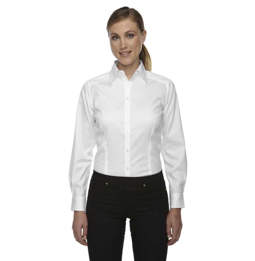 North End 78646 North End Ladies' Jacquard Shirt