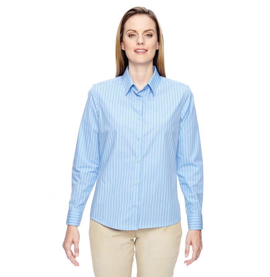 North End 77044 North End Women's Cotton-Blend Wrinkle-Resistant Shirt