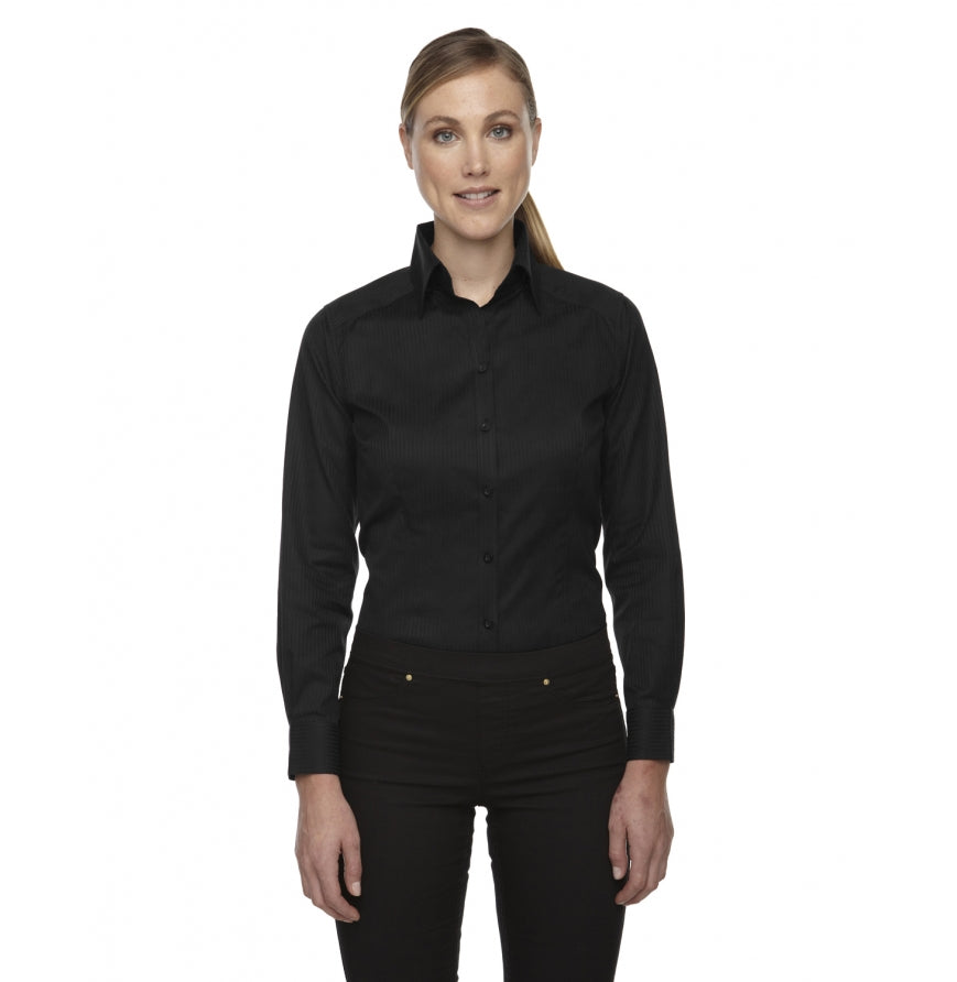 North End 78646 North End Ladies' Jacquard Shirt