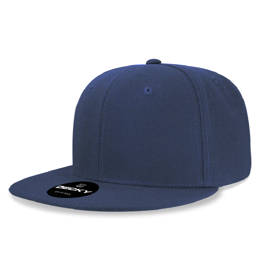 Decky 6020 High Profile 6 Panel Snapback - Flat Bill Hat