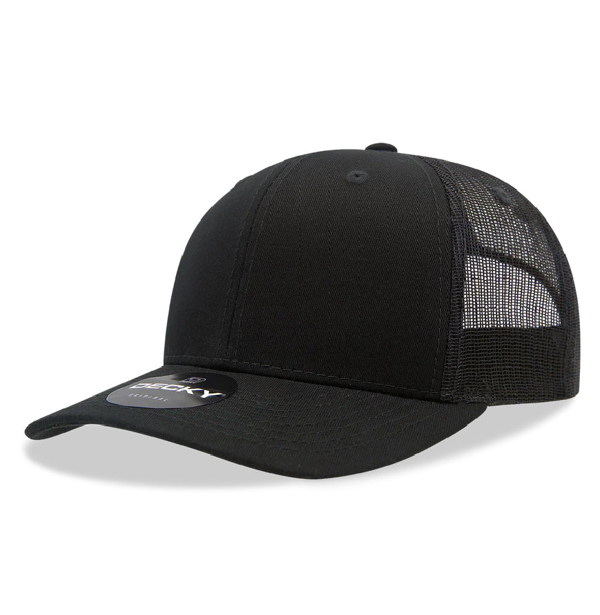 Decky 6021 6 Panel Classic Trucker Hat Mid Profile