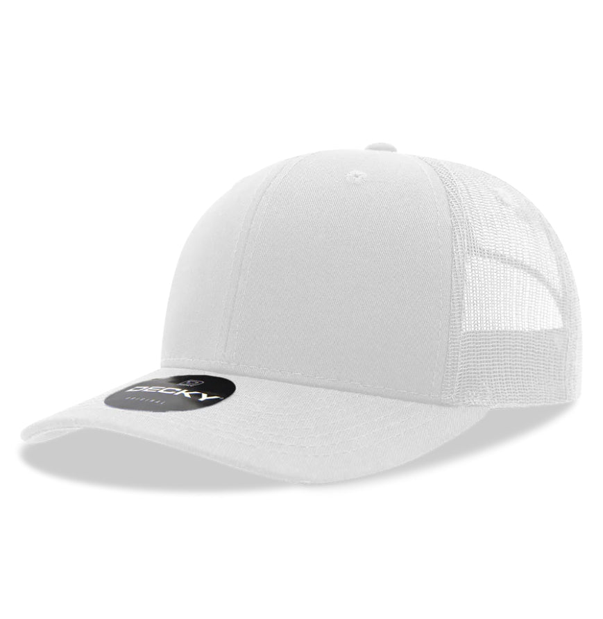 Decky 6021 6 Panel Classic Trucker Hat Mid Profile