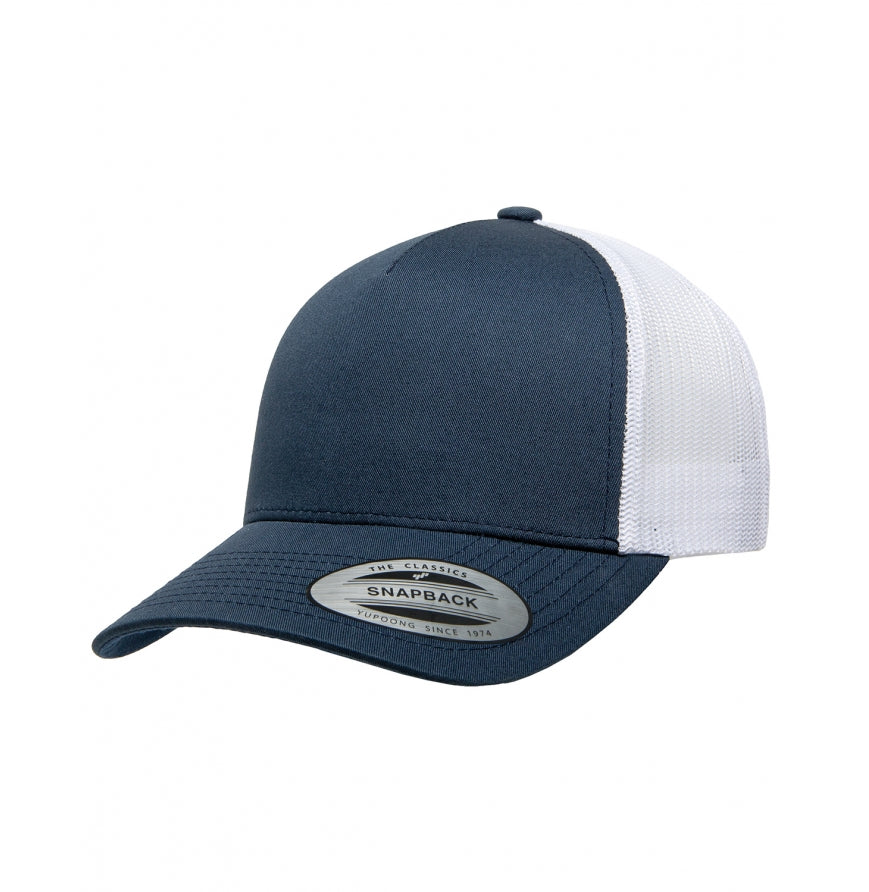 Yupoong 6506 Adult 5-Panel Retro Trucker Cap
