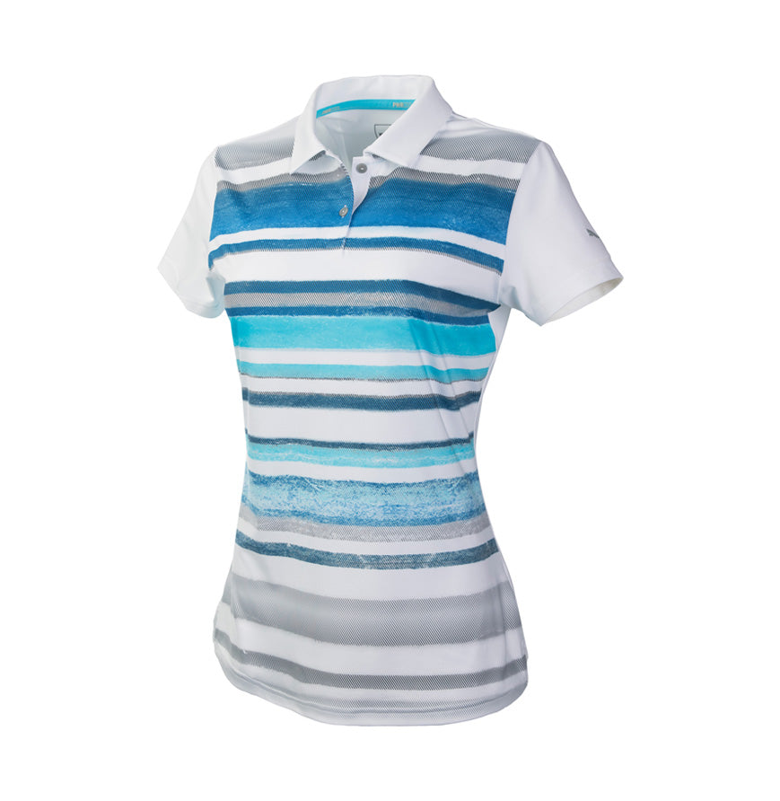 Puma 96815 Ladies' Puma Washed Stripe Polo